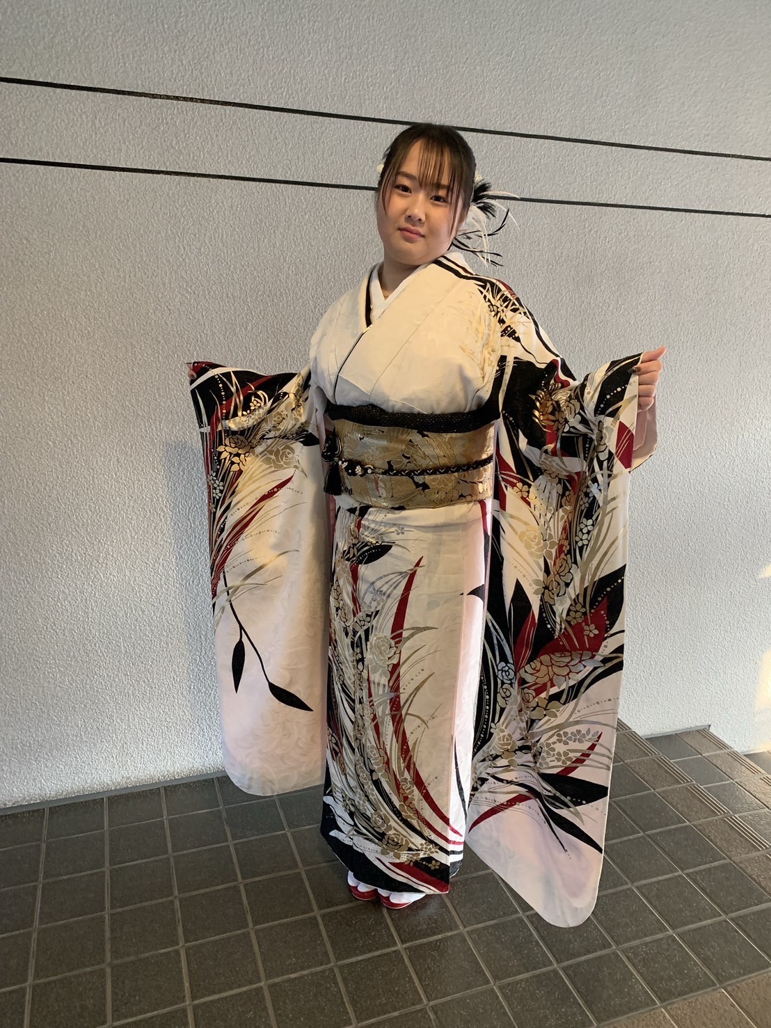 畑中琴音選手　成人式！！